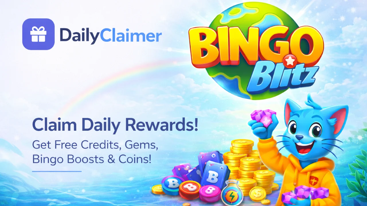 Get Bingo Blitz Free Credits & Daily Bonus Rewards (Latest Updates)