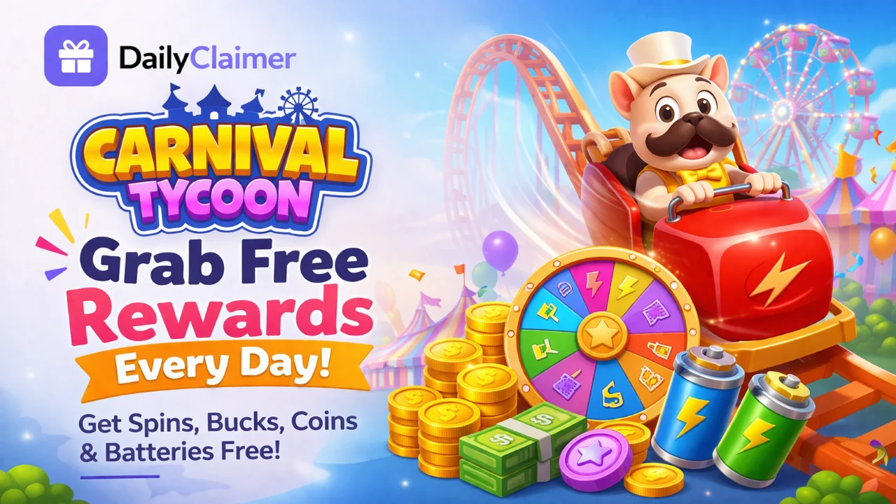 Carnival Tycoon Free Spins & Daily Rewards Guide (Latest Updates)