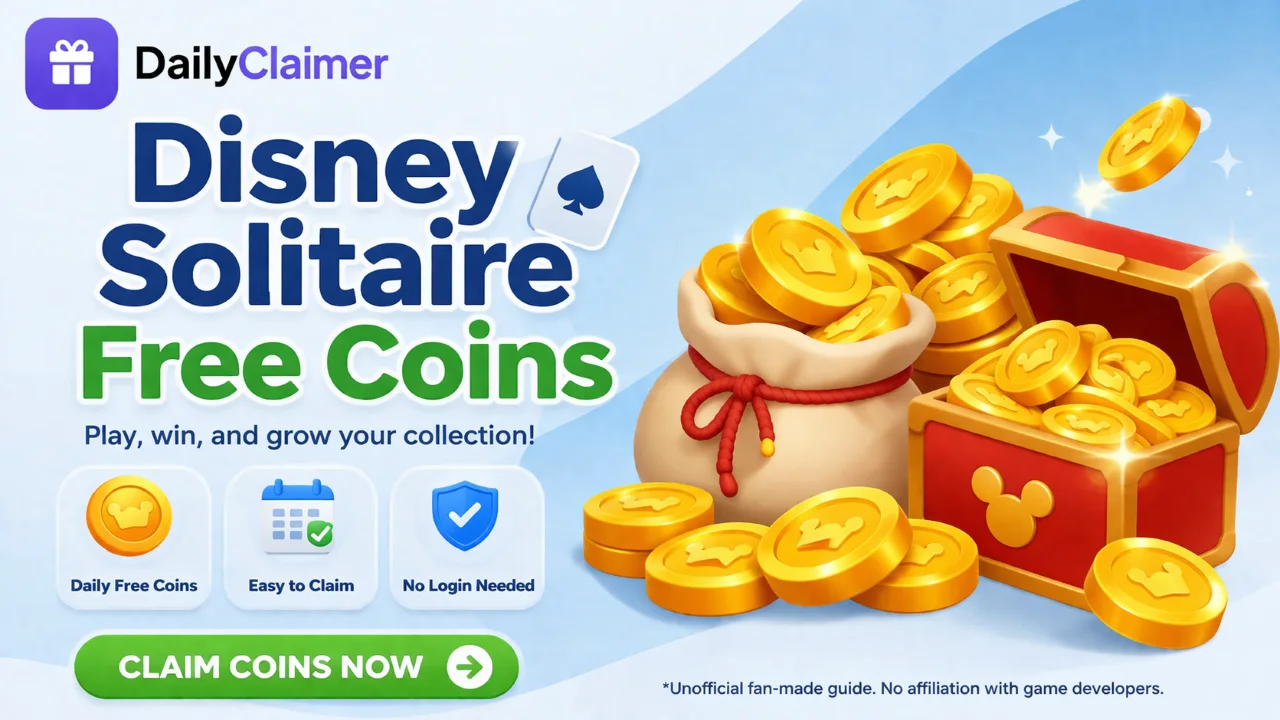 Disney Solitaire Free Coins & Rewards – A Simple Way to Keep the Game Relaxing